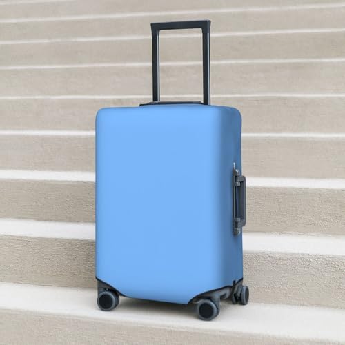 Luggage Cover - Light-Blue Print Travel Suitcase Covers For Luggage, High Elasticity Suit Case Cover Protector Fits 18-32 Inch 6