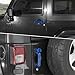 JOSHELA for Jeep JK Door Handle Cover Trim Blue for Jeep Wrangler JK 2DR 2007-2017 Blue Exterior Accessories 3pcs