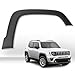 G-PLUS Front Right Wheel Arch Fender Flare Compatible with Jeep Renegade 2015-2021 Textured Passenger Side Fender Molding Trim