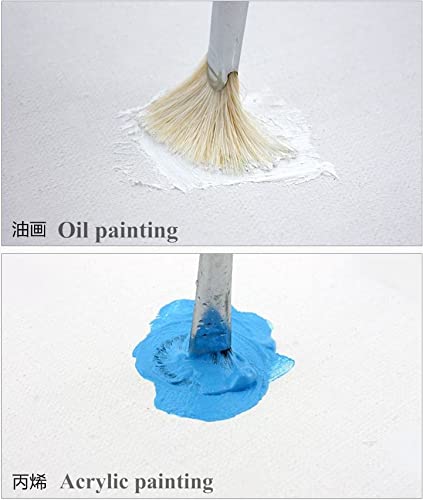 Qulaco Canvas Roll Linen Primed Artist Canvas Roll For Acrylic Painting Natural Cotton Canvas Fabric (Color : 48Cm) #TOP2