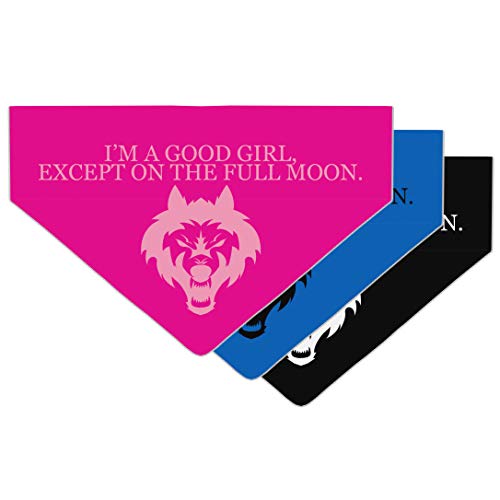 Bandana personnalisable pour chien Motif loup et loup Cover