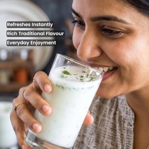 Image of DR HOWARD'S WAY DIET Masala Chaas Replacement Powder for Weight Loss & Weight Management | Traditional Indian Buttermilk Flavor | Low-Calorie Meal Replacement Drink Mix |Easy to Mix |Less Than 200 Calories Per Meal Pack of 7 Each 50 Grams
