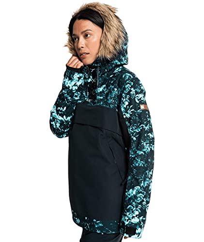 Roxy Women's Shelter Insulated Jacket (True Black Akio (Kvj1), Medium) #TOP1