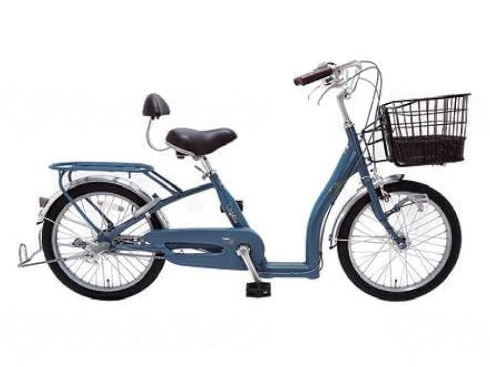 青い三輪シティサイクル 前カゴ付き 青い三輪シティサイクル 前