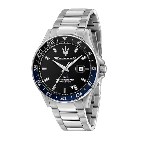 Maserati Orologio Uomo, Tempo, Data, Analogico, Cassa 44 mm, Limited Edition Collezione SFIDA - R8853140011