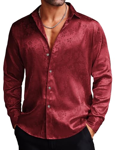 Chemise manches longues homme motif cachemire pour soirées d'été