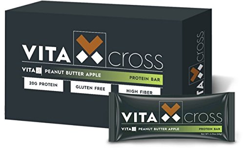 Peanut Butter Apple Protein Bar, 12 Count, 20 Grams of Protein