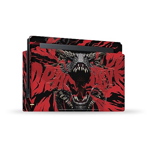 Autocollant Nintendo Switch Game of Thrones Dracarys Head Case Designs
