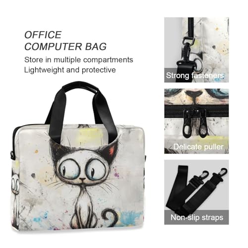 Laptop Sleeve para portátil 15.6 pulgadas con asa y correa miniatura 6