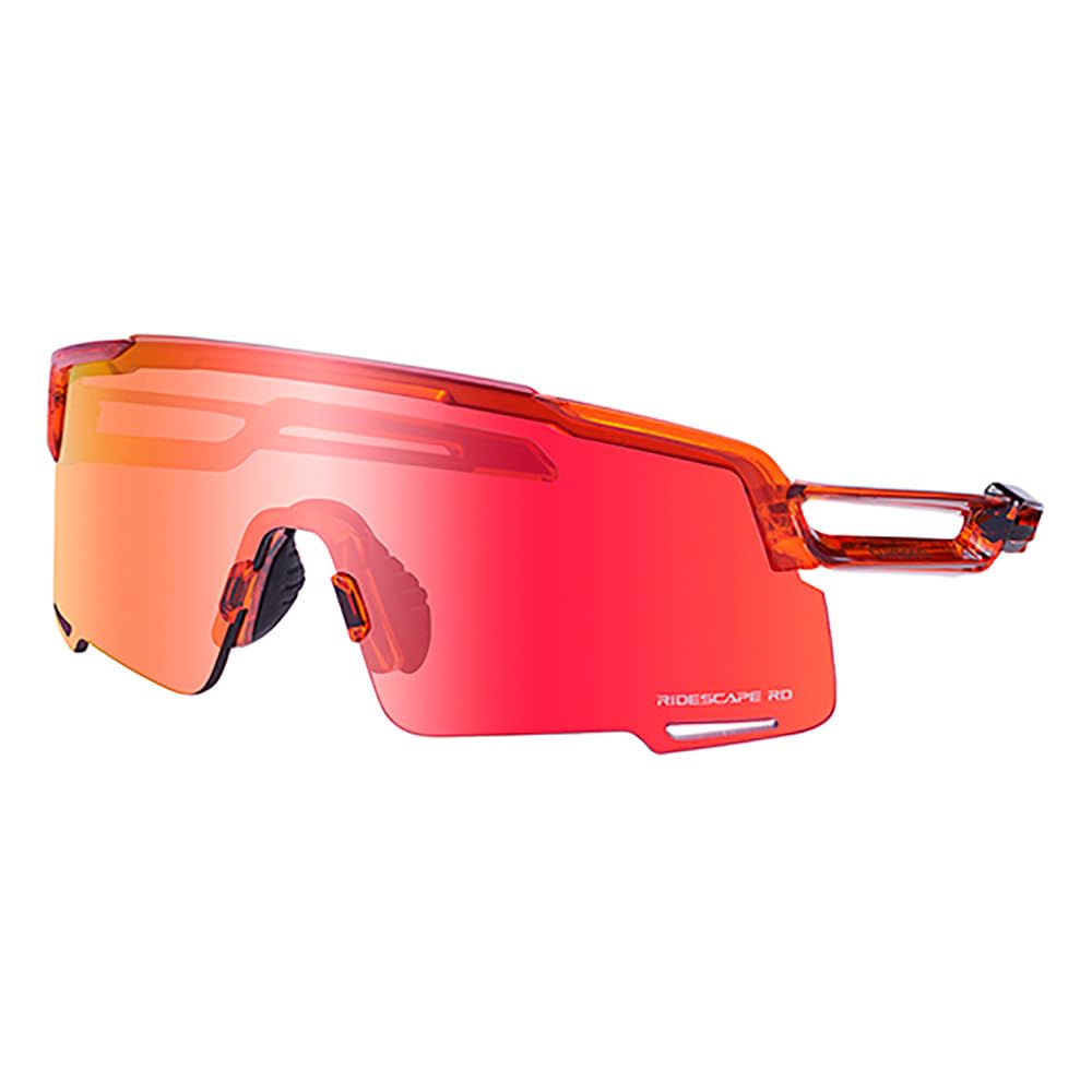 SHIMANO Unisex Equinox 5 Brille, Orange Sapphire, One Size