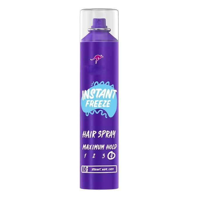 Au~ssie Instant Freeze Hair Spray for Curly Hair, Straight...