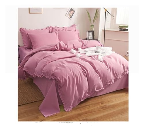 Ropa de cama para otoño e invierno en cama doble con edredón y sábanas 8