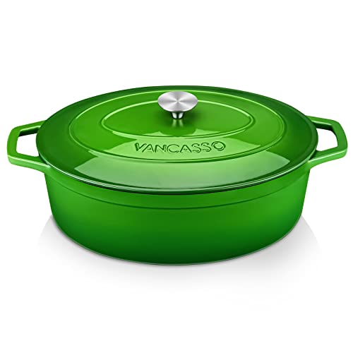 ESEVOLO Bräter 24cm 4,5L Mit Deckel - Leichter Schmortopf Für Induktion & Backofen