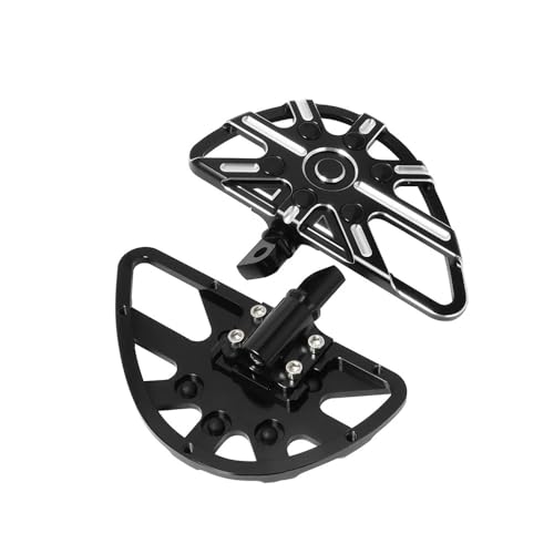 Pédale noire arrière de moto pour passager lors de vos virées en Electra Glide