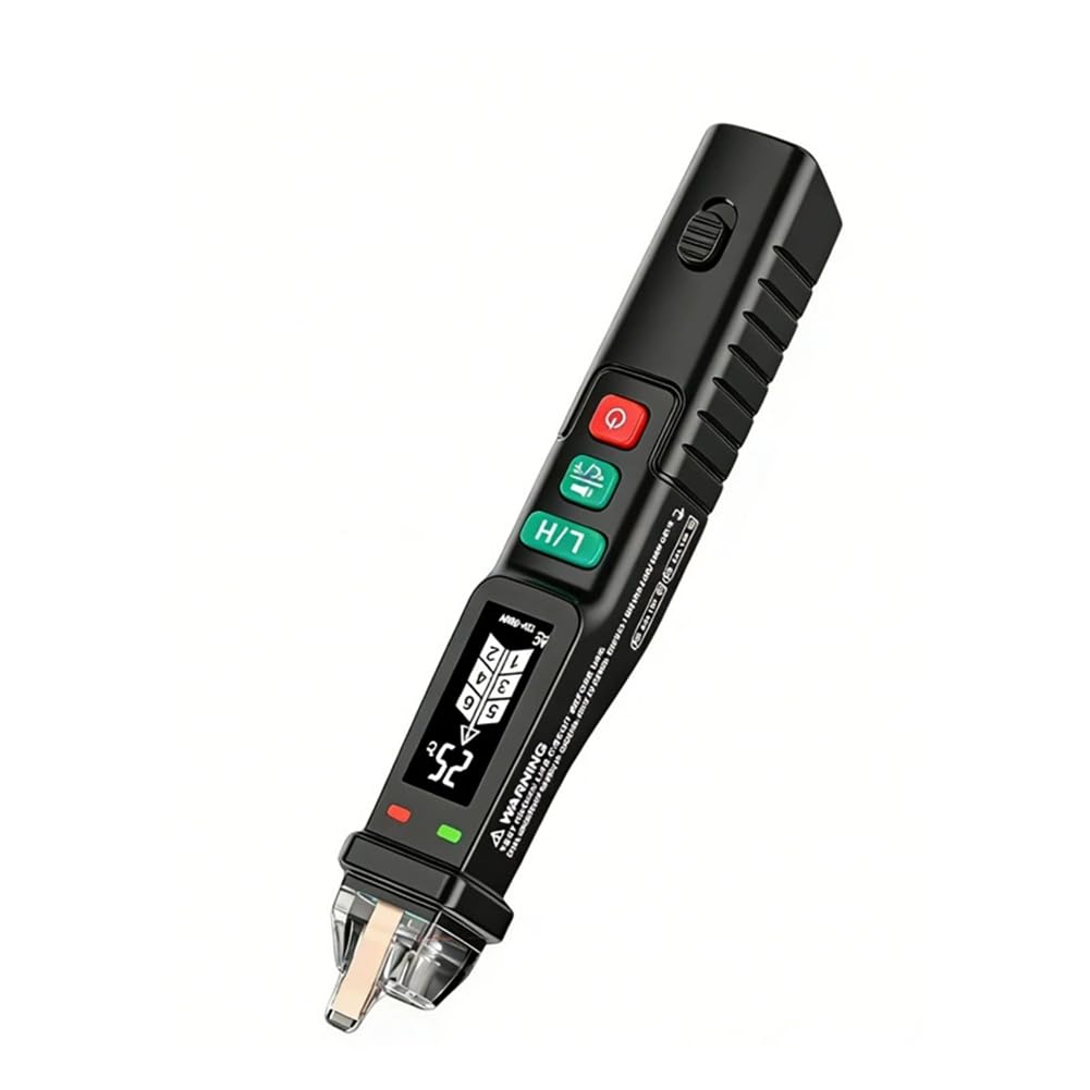 Jnchdghwa Non-Contact Voltage Tester, Electrical Tester Pen with LCD Display, AC Voltage Detector Wire Tester, Breakpoint Finder