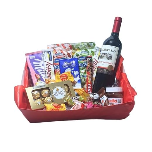 Cesta de Presente Premium Produtos Renomados 20 Itens