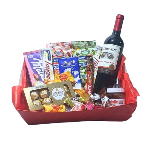 Cesta de Presente Premium Produtos Renomados 20 Itens