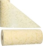 Optik: Die Tischdecke von der Rolle ist in zwei verschiedenen Dekors erhältlich – mit neutralen Ornamenten oder niedlichen Herzchen. Geeignet für Jungen und Mädchen aller Altersklassen. Ideal als Tischwäsche oder Mitteldecke für Taufe, Hochzeit, Kommunion, Geburtstags-Party und dergleichen mehr. 