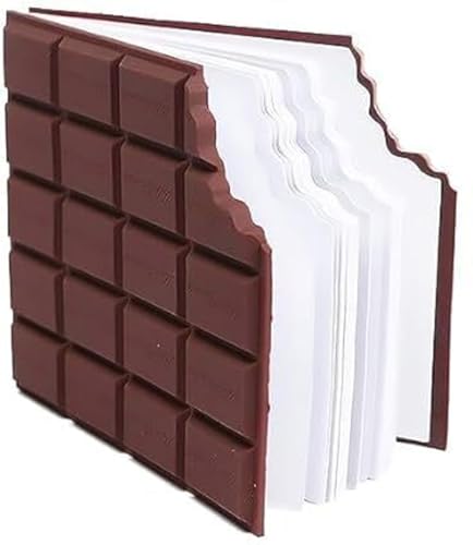 ECLET Chocolate Scented Chocolate Memo Pad – Half Eaten Chocolate Shape Assorted Memo Pad Blank Pages Day Planner (Brown) School Stationery for Girls, Boys & Unisex 60 Pages (Multicolor) hy Deal