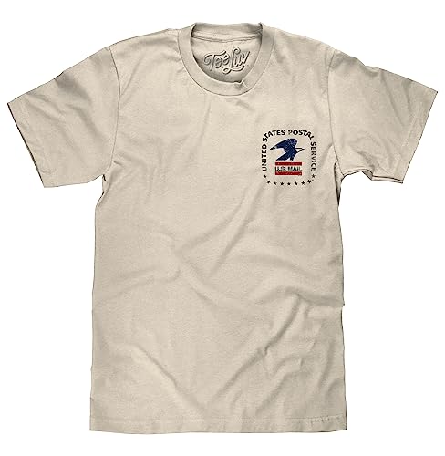 Amazon.com: Tee Luv Men's USPS U.S. Mail Eagle T-Shirt - United
