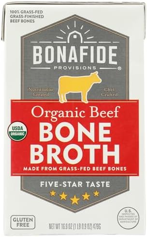 Bonafide Provisions, Bone Broth Beef Organic, 16.9 Ounce