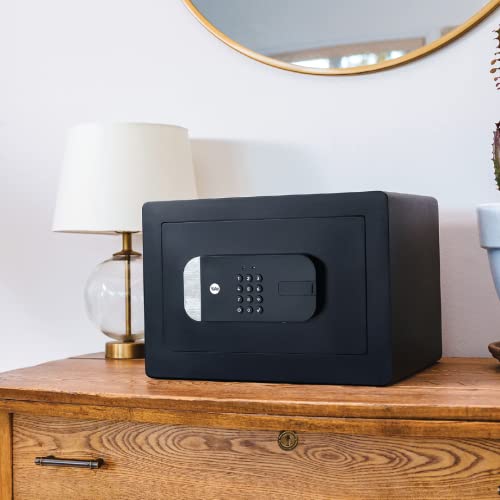 "Get Secured with the Yale Smart Safe Locker - Accessible via Bluetooth & Wi-Fi, Voice Assistance with Google, Alexa & Apple HomeKit. Compatible with the Yale Access App for iOS & Android. Order yours today!"
