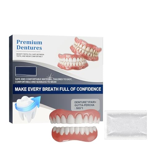 Kit De Decoración Dental For Mejorar La Sonrisa, Aspecto Natural Al Instante, Fácil De Usar.(3PC)