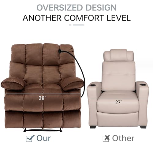 Gnmlp2020 Oversized Recliner Chair, Big Mans Recliner Chairs For Adults 400Lbs thumb #5