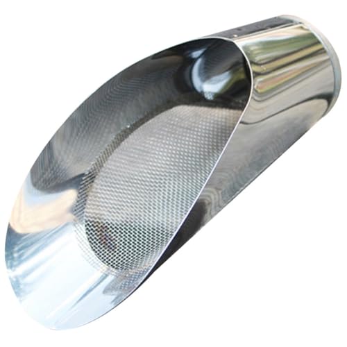 Kisangel Tamiz de suelo de acero inoxidable para jardinería, herramienta multifunción duradera con diseño ergonómico para tamizar tierra y trasplantar plantas