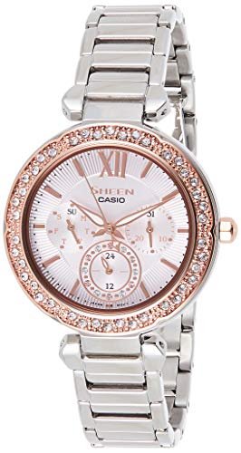 Casio Sheen Analog Silver Dial Womens Watch-SHE-3061SG-4AUDR (SX212) (B078H7WMN3) Amazon Price History, Amazon Price Tracker