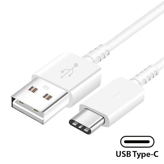 Image of Original 44W Flash Type C Mobile Data Charging Cable for Vivo V30 /V29 /V28 /V27 /V25 /V23e /V23 pro /V21 5G /Iqoo Neo 9 pro /12 5G /Neo 7 pro /Z7 /Z7S /Z6 Lite /11 /Z6 /T2 /Iqoo 9,USB-C Y Series Support- White