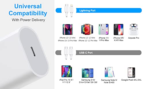 Image of 20W Adapter Mobile Charger Fast Charging I Phone Charger for I Phone 15 /15 Pro /15 Pro Max /14 /14 Pro /14 Pro Max /13 /12 /11, C Type Adapter-White