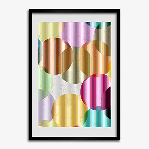 Cadre en bois moderne 50x70 cm idéal pour illuminer les murs sombres de votre bureau