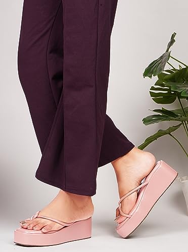 Image of JM LOOKS Fashion Stylish Casual Wedges Heel Sandal Fancy Comfortable Sole For Womens & Girls