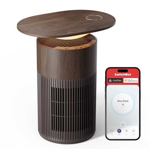 SwitchBot Air Purifier Table (Walnut)