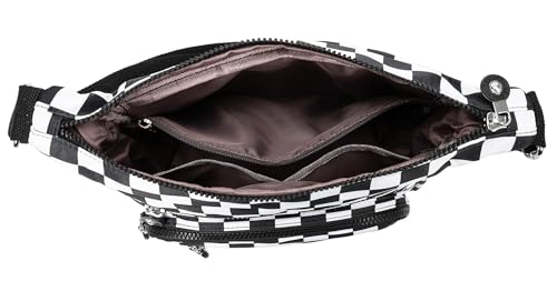 Image of Pealwel Women Shoulder Handbag Roomy Multiple Pockets Bag Ladies Crossbody Purse Tote Top Handle Satchel