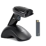 TEEMI TMSL-53CR 2D Bluetooth Barcode Scanner USB Cradle Bundle with One Replaceable Rechargeable Bat