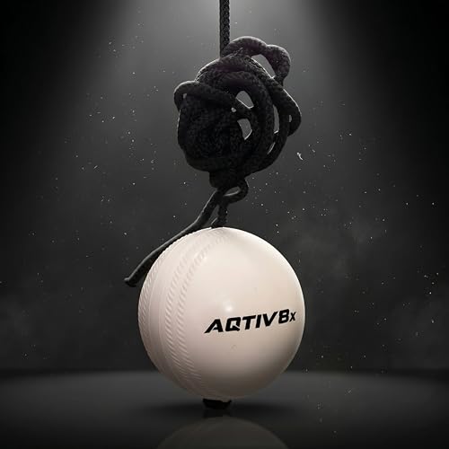 Image of PVC Hanging Cricket Ball for Practice /Training for Men, Women, Boys, Girls & Kids Home Practice Balls Ideal for Indoor & Outdoor Batting, Heavy Training