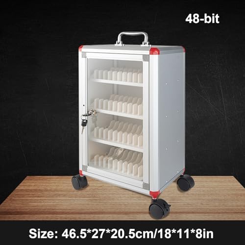 Family Time Cell Phone Lock Box - Clearly Labeled & Partitioned, Ideal for Schools, Hospitals, Workshops - Encourage Focus & Reduce Distractions (60)