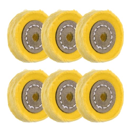 Disque de polissage coton jaune 5,1 cm pour meuleuse résout les surfaces ternes