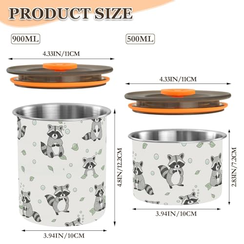 Contenedor para Café de Acero Inoxidable 900 ml miniatura 2