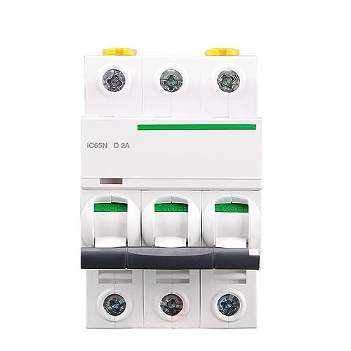 Disjoncteur IC65H 3p D Type coupure 10kA haute résistance pour charges inductives