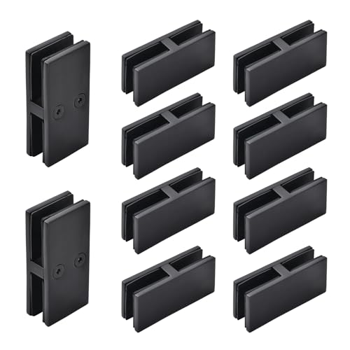 Railing Glass Clamps 4 Pack, Glass Balustrade Clamp for 5/16
