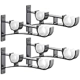 Está fabricado con aleación de aluminio de alta calidad con un acabado en blanco y negro. Son resistentes y resistentes, asegurando calidad y longevidad.