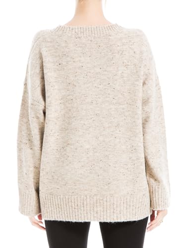Max Studio Women's Pocket Detail Tweed Sweater4
