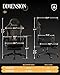 GTPLAYER Gaming Chair with Speakers, Video Game Chairs with Footrest, PC Gamer Chairs for Adults - Padded High Back Ergonomic Reclining Silla Gamer, Linkage Armrest, Ace Pro, Black & Orange Stitch