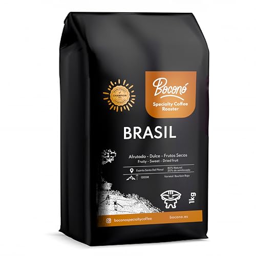 Café en grano de especialidad arábica de brasil de bocon...