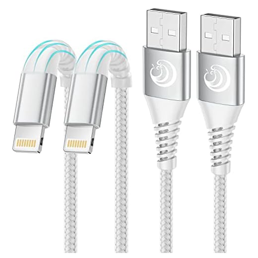 iPhone Charger [Apple MFi Certified] 2Pack 10FT Long Lightning Cable Fast Charging Nylon Braided USB Cable iPhone Charger Cord Compatible with iPhone 14 13 12 11 Pro Max XR XS X 8 7 6 Plus SE, iPad