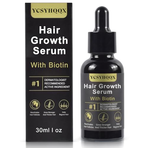 Sérum Croissance Cheveux,Serum Cheveux Pousse Rapide,Sérum Croissance Barbe à la Biotine pour Hommes,Serum pour la Croissance des Cheveux pour Femme et Homme pour une Pousse de Cheveux Trés Rapide