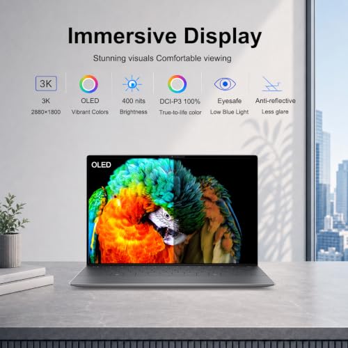 Image of Dell XPS 13 9345, 13.4 inch 3K OLED Touchscreen, X Elite, 32GB DDR5, 1TB SSD | Premium Business Laptop AI PC, 12-Core Snapdragon > Intel Ultra 7-155H, 400 nits Anti-Glare, Fingerprint, Wi-Fi 7, Win 11 Pro